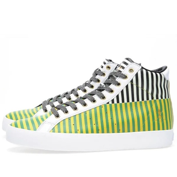 OPENING CEREMONY X ADIDAS ORIGINALS ROD LAVER VINTAGE HI - SPRING13 GREEN/WHITE - Picture 2 of 12